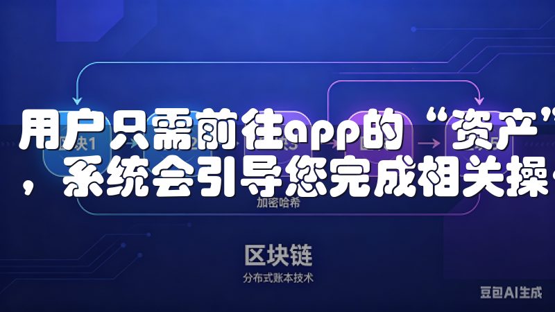 用户只需前往app的“资产”页面，选择“充值”或“提现”，系统会引导您完成相关操作。