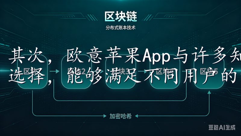 其次，欧意苹果App与许多知名品牌合作，提供了丰富的商品选择，能够满足不同用户的需求。