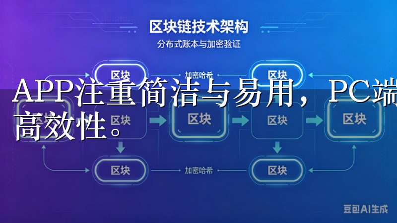 APP注重简洁与易用，PC端则强调信息的全面展示和操作的高效性。