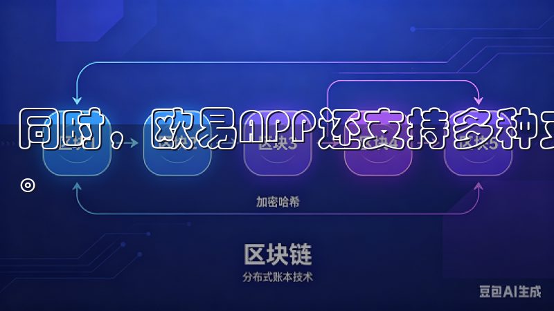 同时，欧易APP还支持多种支付方式，方便用户进行各类交易。