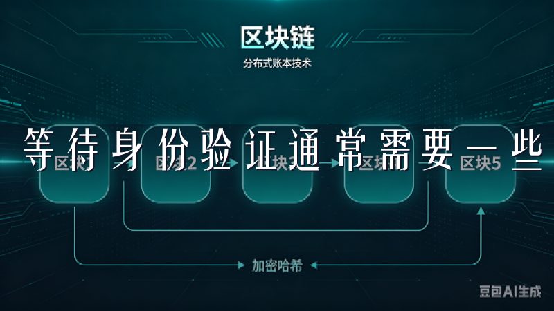 等待身份验证通常需要一些时间。