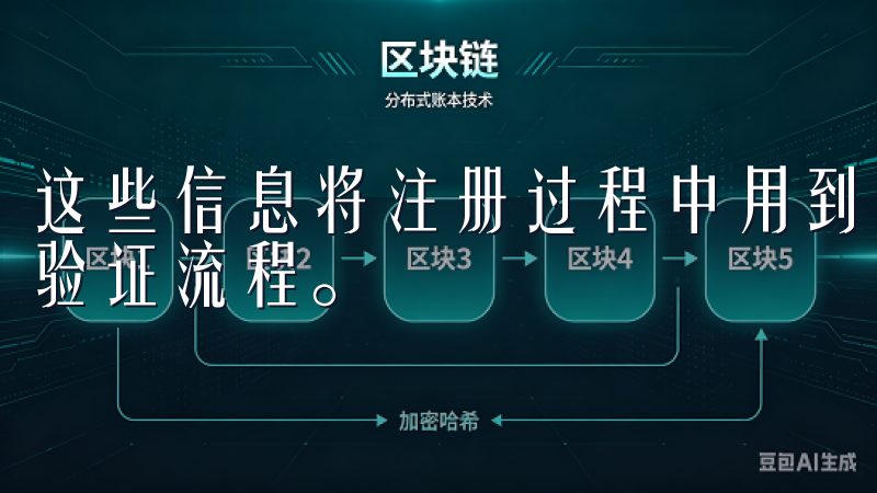 这些信息将注册过程中用到，确保其可用性将有助于后续的注册验证流程。