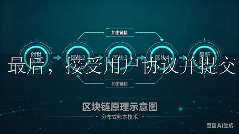 最后，接受用户协议并提交，即可完成注册。