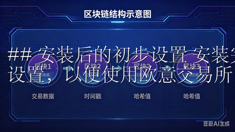 ## 安装后的初步设置 安装完成后，您需要进行一些初步的设置，以便使用欧意交易所。