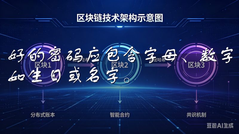 好的密码应包含字母、数字和特殊字符，并且避免使用个人信息如生日或名字。
