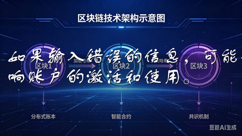如果输入错误的信息，可能会导致无法接收到验证信息，进而影响账户的激活和使用。