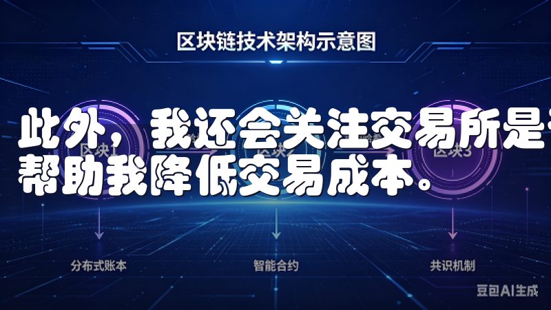 此外，我还会关注交易所是否有优惠活动或会员制度，这些可能帮助我降低交易成本。