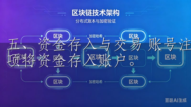 五、资金存入与交易 账号注册成功后，你可以选择“存款”选项将资金存入账户。