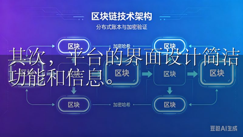 其次，平台的界面设计简洁明了，用户可以轻松找到自己需要的功能和信息。