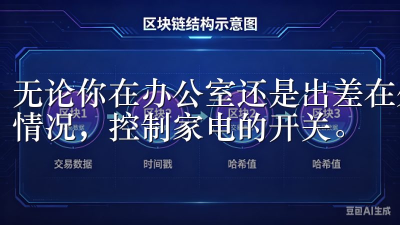 无论你在办公室还是出差在外，都可以通过手机随时查看家中的情况，控制家电的开关。