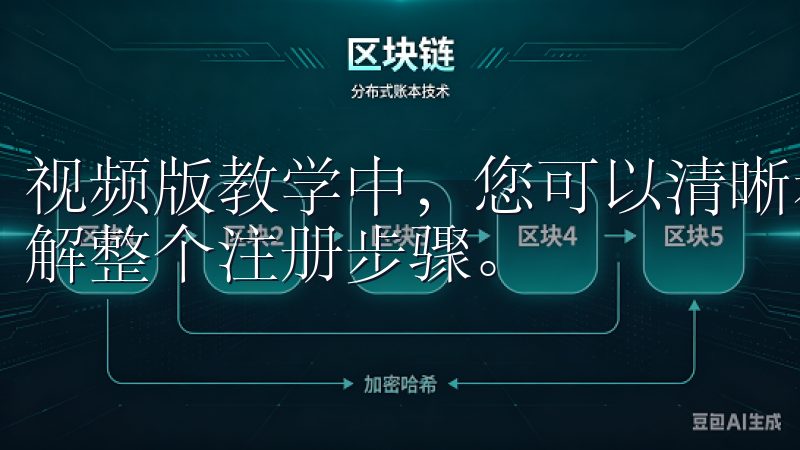 视频版教学中，您可以清晰看到这个过程，这将帮助您更好地理解整个注册步骤。