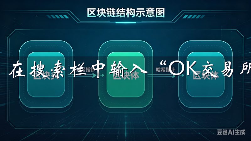 在搜索栏中输入“OK交易所”，点击搜索。