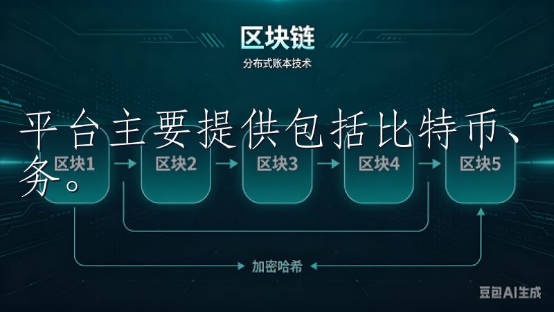 平台主要提供包括比特币、以太坊等在内的多种数字货币交易服务。