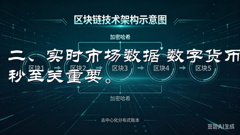 二、实时市场数据 数字货币交易中，市场瞬息万变，抓住每一秒至关重要。