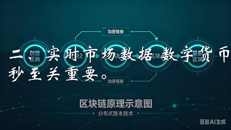 二、实时市场数据 数字货币交易中，市场瞬息万变，抓住每一秒至关重要。