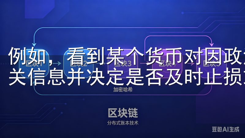 例如，看到某个货币对因政治因素大幅波动时，我会迅速分析相关信息并决定是否及时止损或加仓。