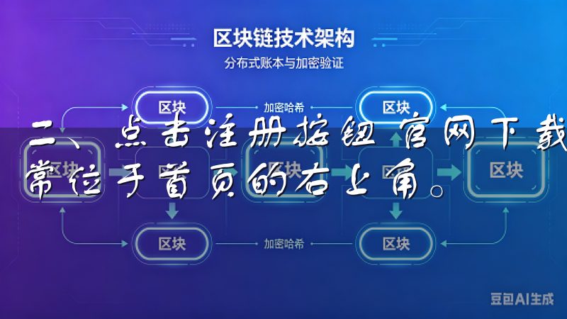 二、点击注册按钮 官网下载页面，您会找到“注册”按钮，通常位于首页的右上角。