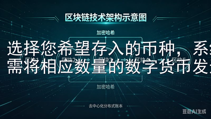 选择您希望存入的币种，系统会生成一个指定的钱包地址，您只需将相应数量的数字货币发送至该地址。