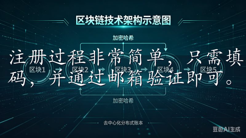 注册过程非常简单，只需填写你的基本信息，设置一个安全的密码，并通过邮箱验证即可。