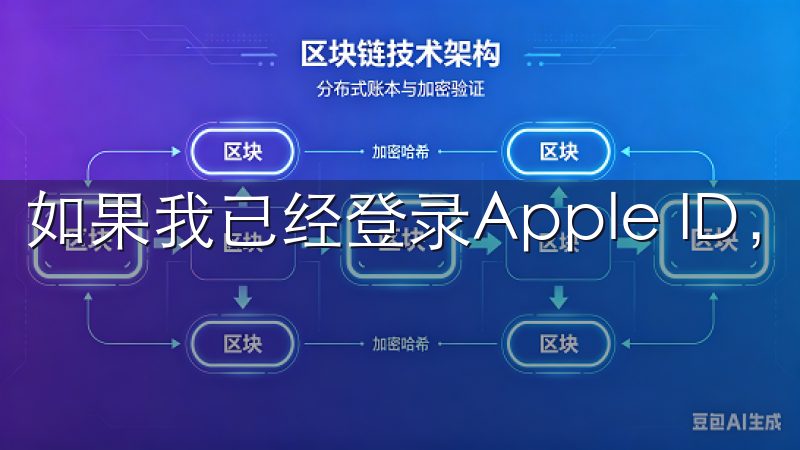 如果我已经登录Apple ID，软件会自动开始下载。