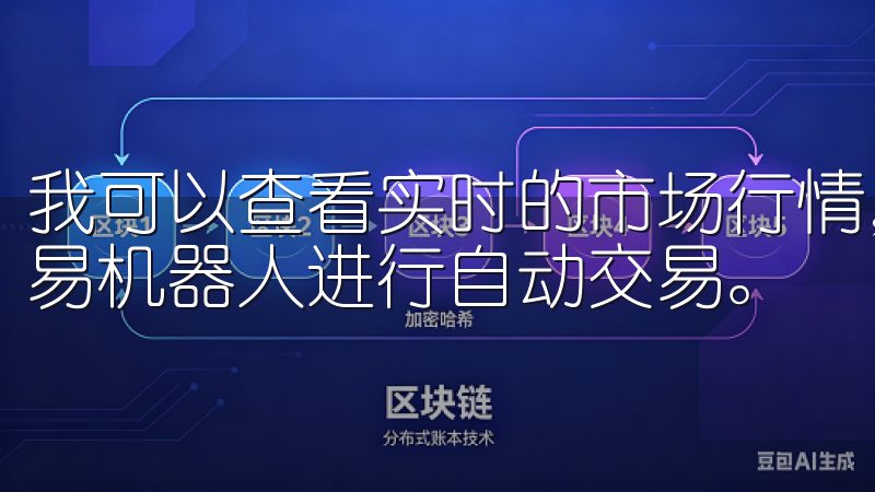 我可以查看实时的市场行情，设置价格警报，甚至使用平台的交易机器人进行自动交易。