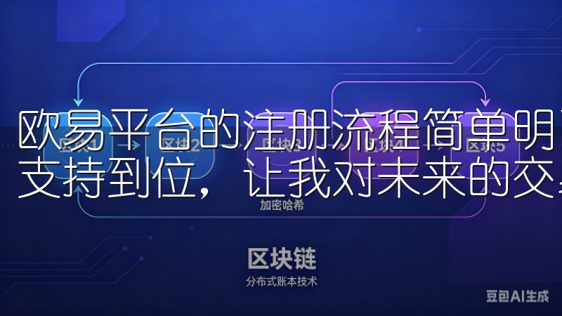 欧易平台的注册流程简单明了，安全措施完善，功能强大，用户支持到位，让我对未来的交易充满了信心。