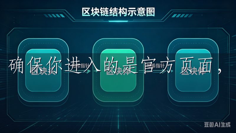 确保你进入的是官方页面，以避免风险。