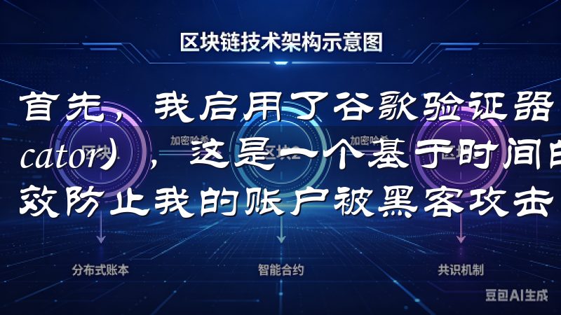 首先，我启用了谷歌验证器（Google Authenticator），这是一个基于时间的一次性密码生成器，可以有效防止我的账户被黑客攻击。