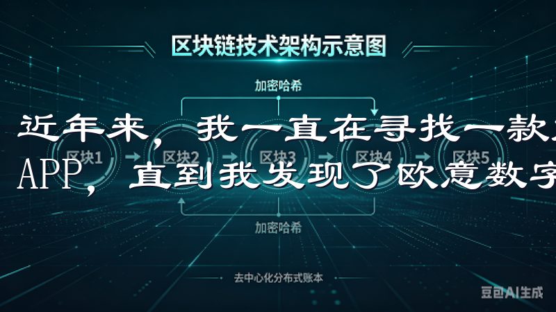 近年来，我一直在寻找一款能够让我轻松管理和交易数字资产的APP，直到我发现了欧意数字货币APP。
