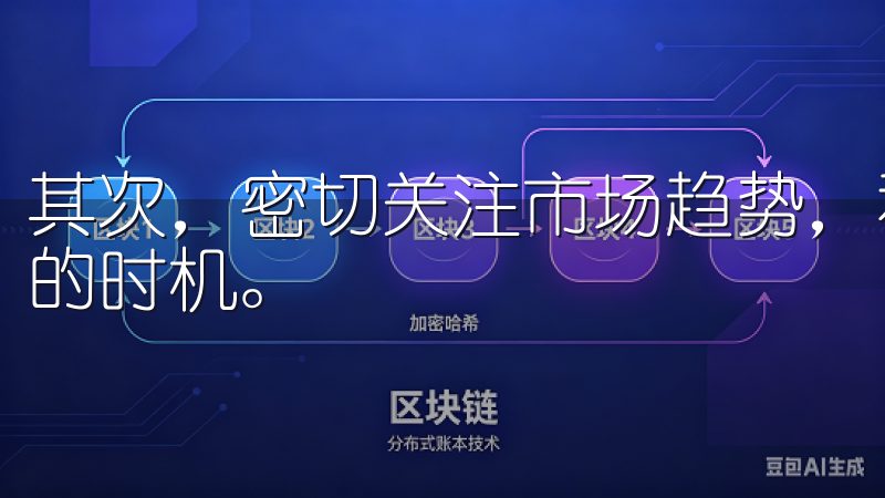 其次，密切关注市场趋势，利用技术分析工具来判断入场和离场的时机。