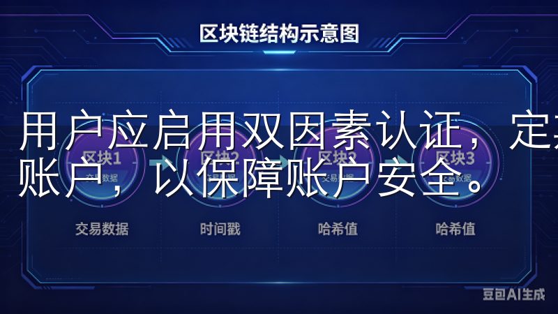 用户应启用双因素认证，定期更改密码，避免使用公共网络登录账户，以保障账户安全。