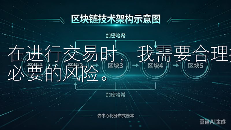 在进行交易时，我需要合理控制交易额度，避免大额交易引起不必要的风险。
