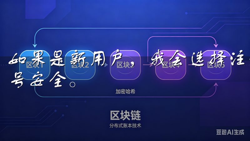 如果是新用户，我会选择注册，并填写必要的信息，确保我的账号安全。
