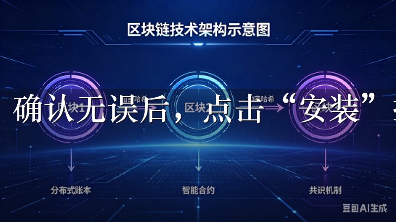 确认无误后，点击“安装”按钮，等待下载和安装完成。