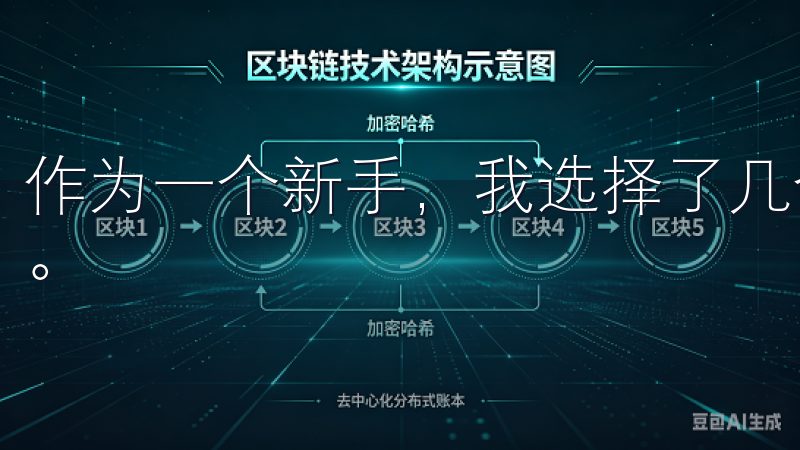 作为一个新手，我选择了几个自己比较了解的币种进行小额投资。