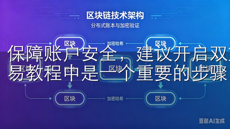 保障账户安全，建议开启双重验证（2FA），这OK交易所交易教程中是一个重要的步骤。