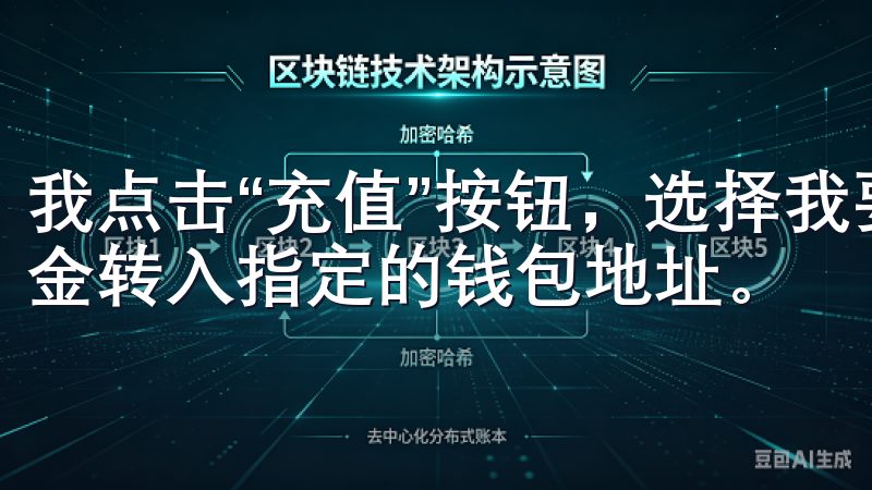 我点击“充值”按钮，选择我要充值的币种，然后按照提示将资金转入指定的钱包地址。