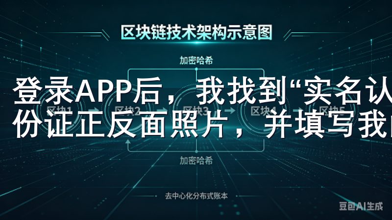 登录APP后，我找到“实名认证”选项，按照提示上传我的身份证正反面照片，并填写我的真实姓名和身份证号码。