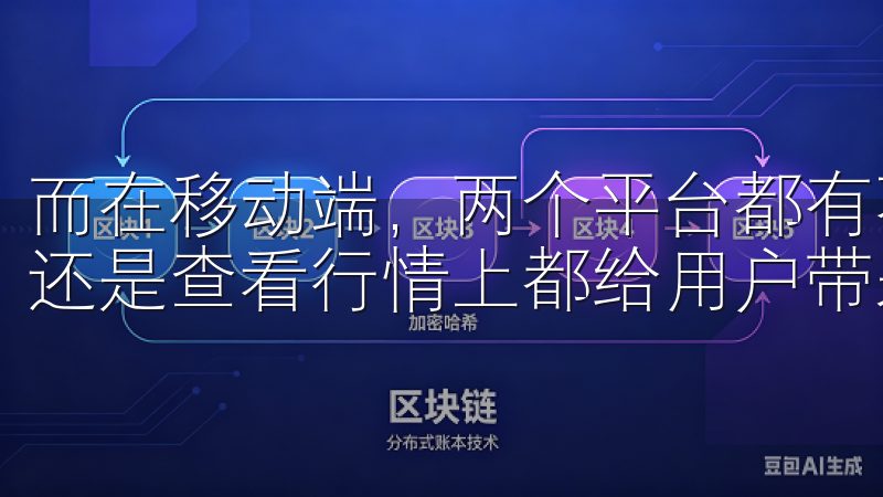 而在移动端,两个平台都有不错的应用程序,不论是在手机交易还是查看行情上都给用户带来了便捷的体验。