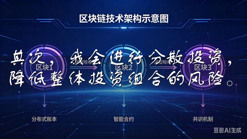 其次，我会进行分散投资，将资金分配到不同的资产类别中，以降低整体投资组合的风险。