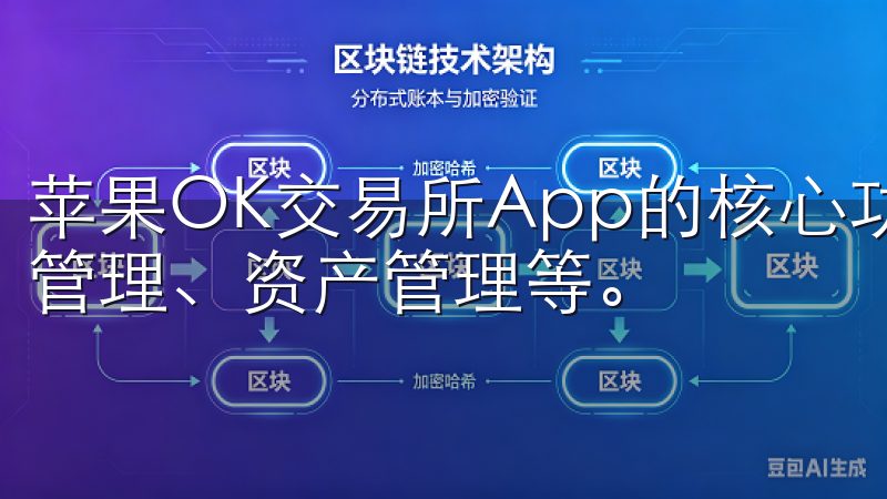 苹果OK交易所App的核心功能包括实时行情查询、交易订单管理、资产管理等。