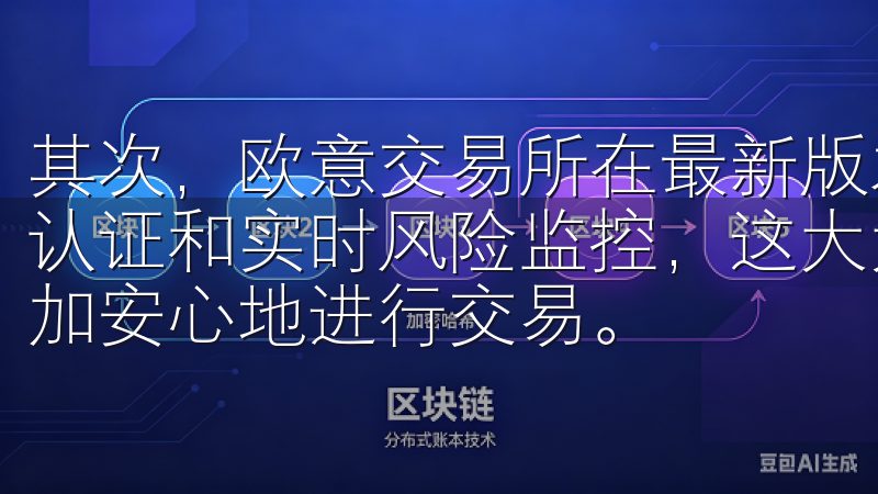 其次，欧意交易所在最新版本中增加了更多的安全措施，如多重认证和实时风险监控，这大大降低了账户被盗的风险，让我能更加安心地进行交易。