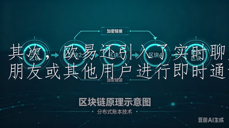 其次，欧易还引入了实时聊天功能，用户可以直接在App内与朋友或其他用户进行即时通讯，讨论交易策略或分享市场新闻。