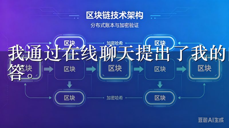 我通过在线聊天提出了我的问题，不到一分钟就得到了详细的回答。
