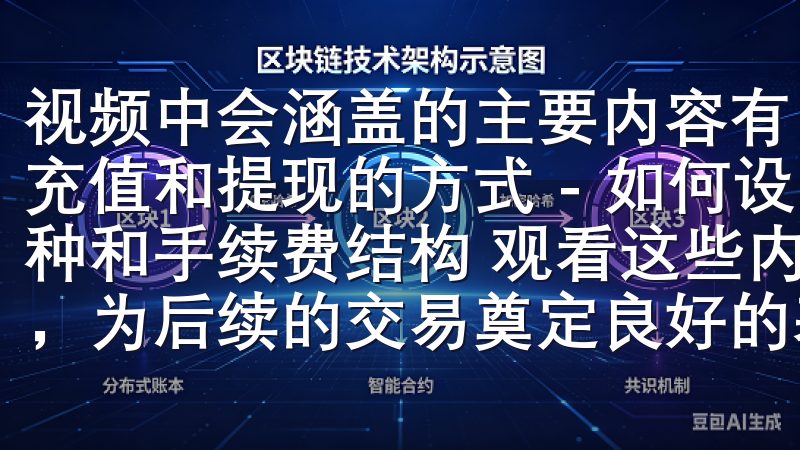 视频中会涵盖的主要内容有： - 交易界面的使用 - 资金充值和提现的方式 - 如何设置安全措施 - 平台的交易品种和手续费结构 观看这些内容能帮助你更快地熟悉交易所操作，为后续的交易奠定良好的基础。